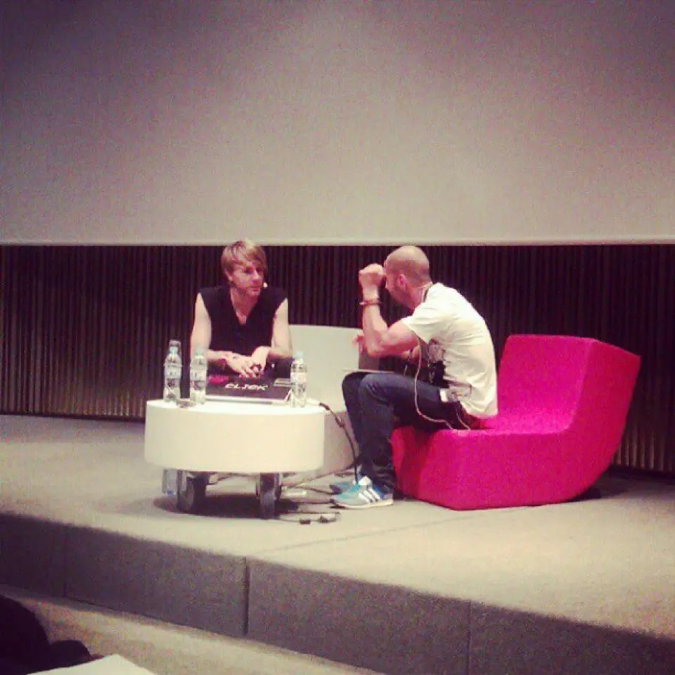 Keynote with richie hawtin at sonar