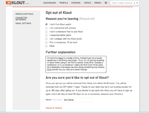 isra garcia dice adios a klout