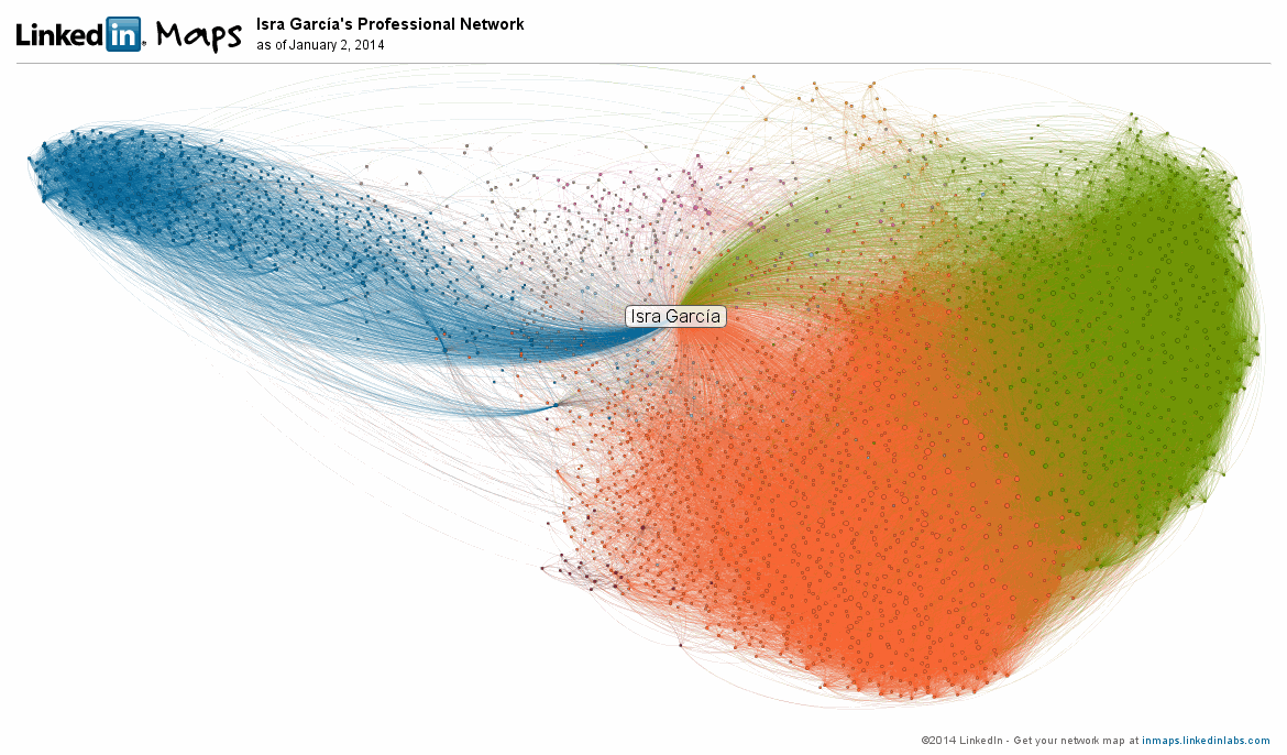 LinkedIn inmap Isra García