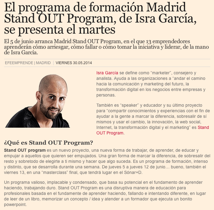 Finalistas de Stand OUT Program