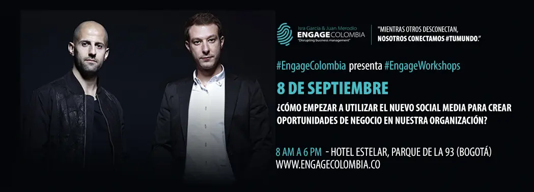 isra garcia juan merodio engage colombia workshop