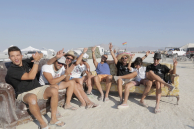 equipo burning man