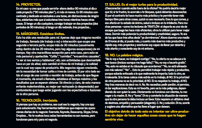 como lograr ser ultraproductivos