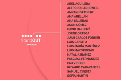 Los 18 finalistas de Stand OUT Program 2016 - edición Valencia