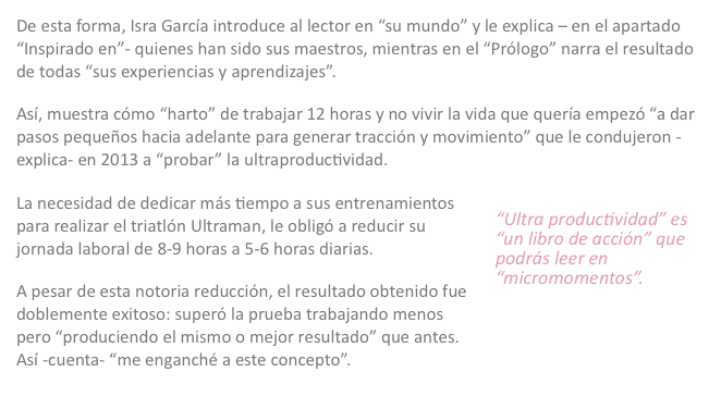 sobre el libro ultraproductividad EFE Estilo 
