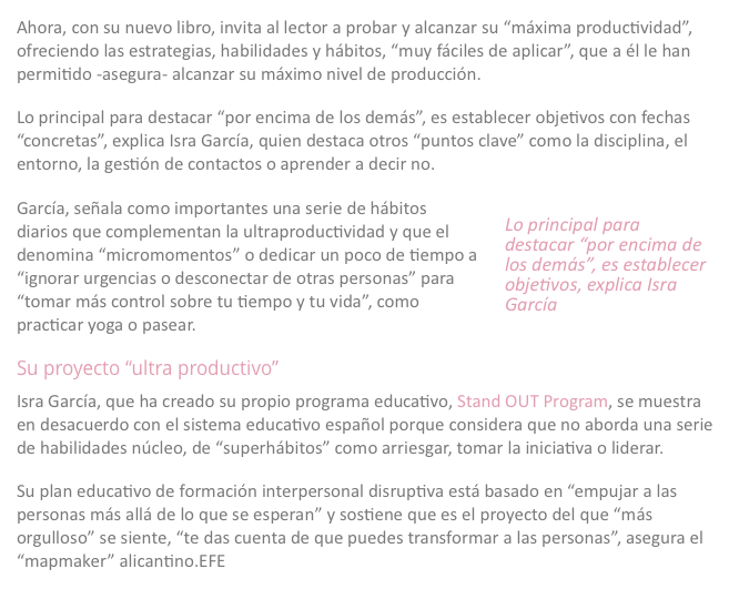 libro ultraproductividad EFE Estilo 