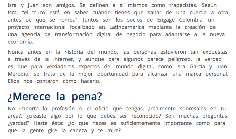Entrevista revista seneca Isra garcia y juan merodio