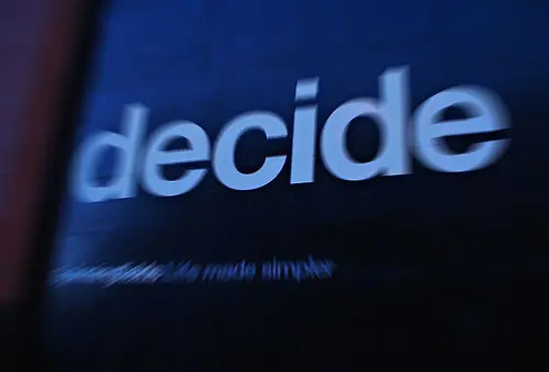 decidir y no planificar