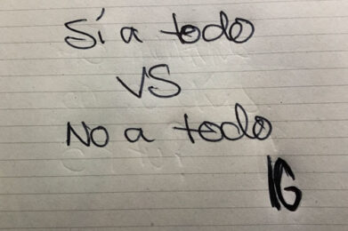 sí versus no