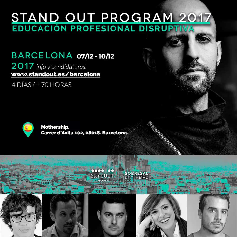 Stand OUT Program Barcelona 2017