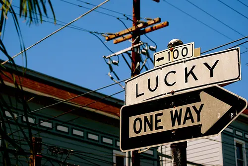 voy a tener suerte elegida