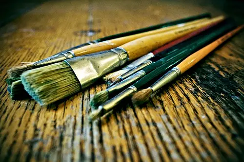 El pintor y sus cuadros