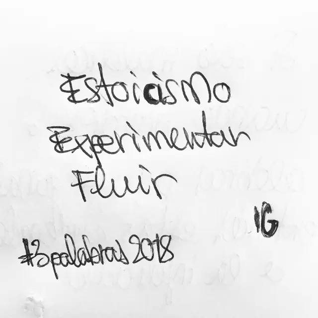 mis tres palabras para 2018