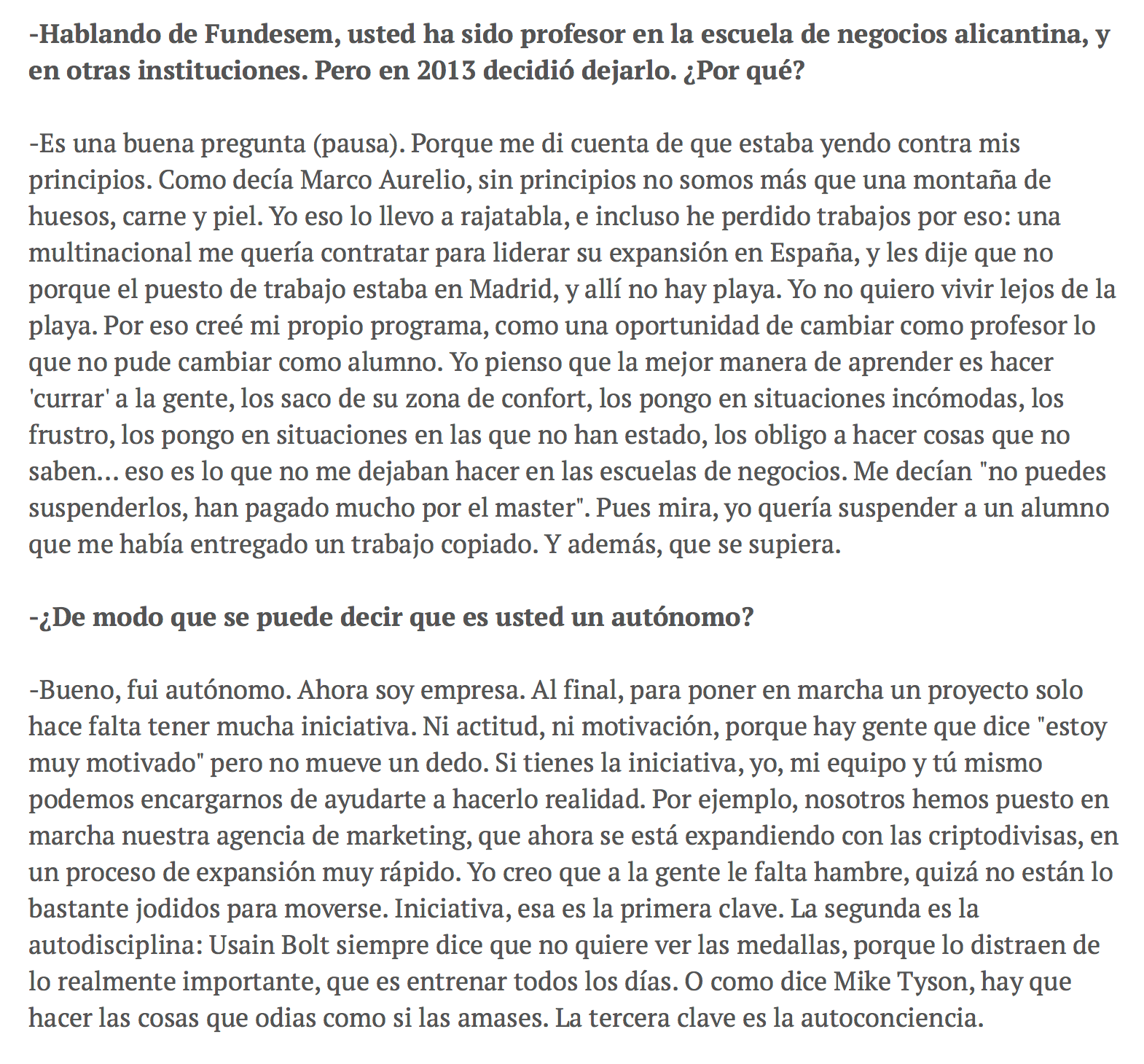 programa de excelencia para desempleados Isra García