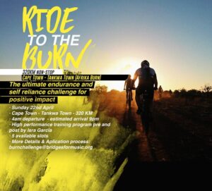 desafío social Ride to the burn