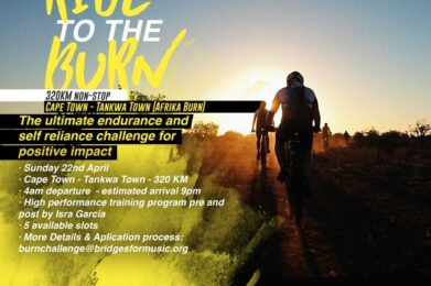 desafío social Ride to the burn