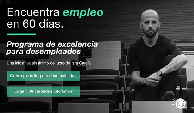 Programa de excelencia para personas en desempleo Isra García
