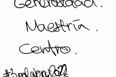 las tres palabras para 2022 de Isra García