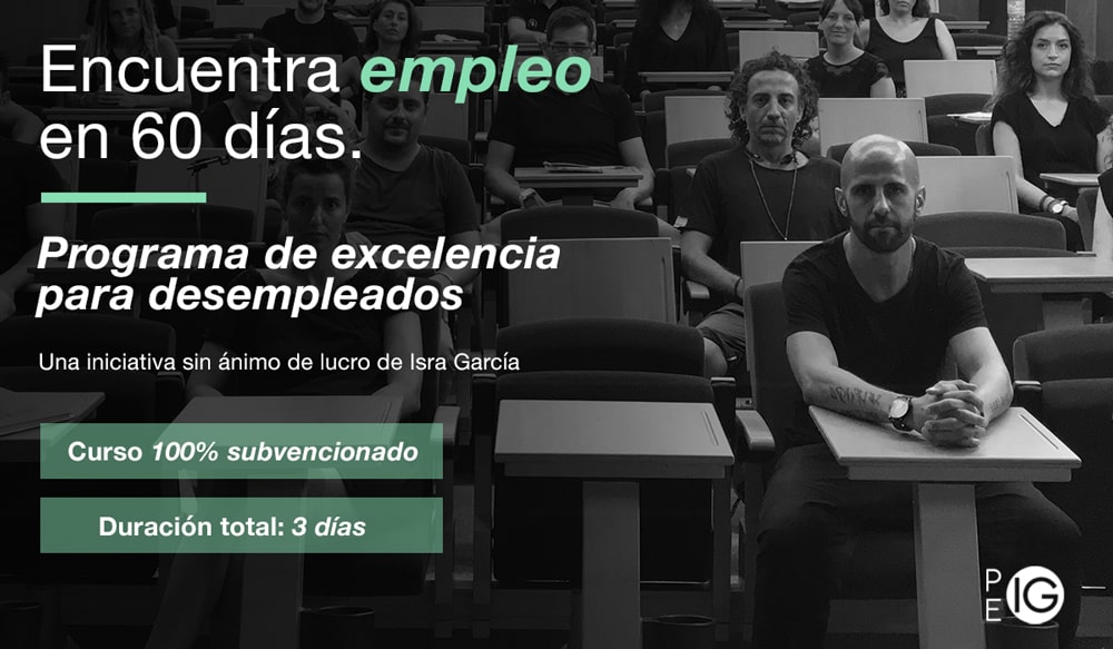 Cierre del Programa de Excelencia para personas en desempleo