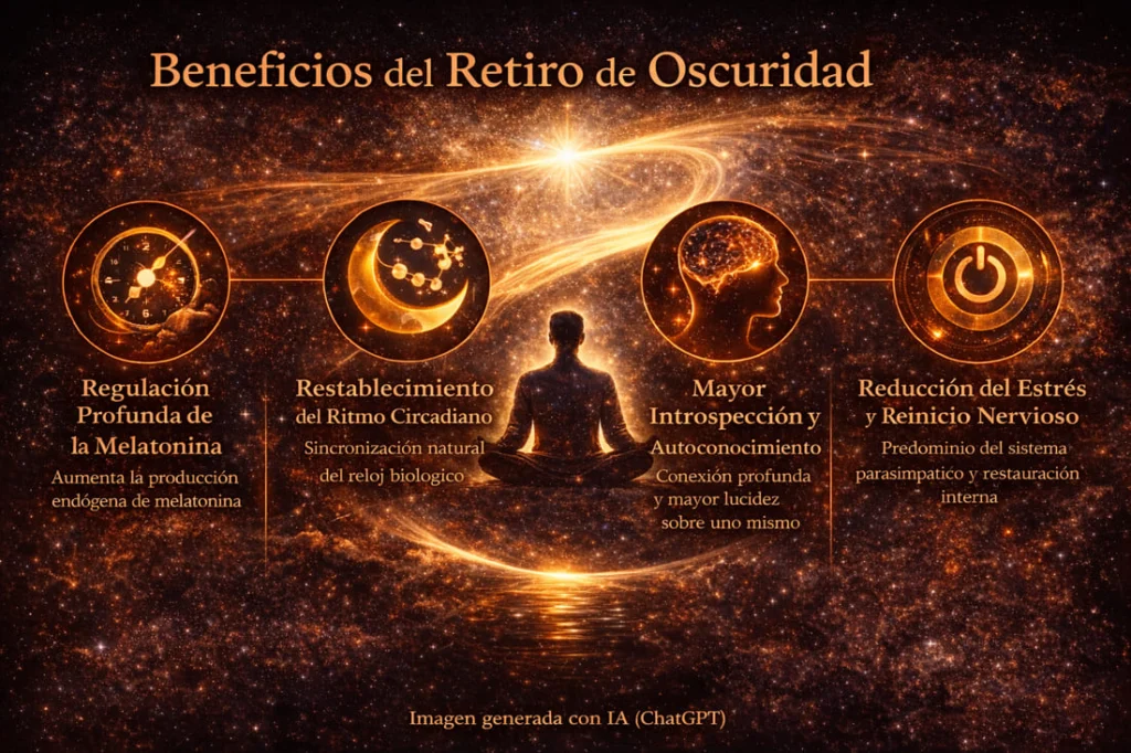 Los beneficios de un retiro de oscuridad