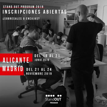 Stand OUT Program educación disruptiva - 2019
