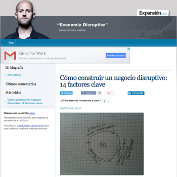 economia disruptiva Isra García