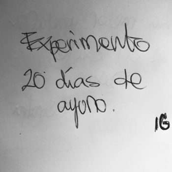 ayuno 20 días