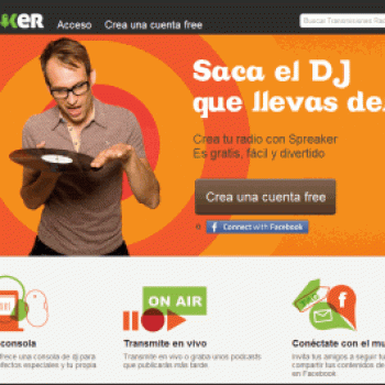 crea tu radio online con spreaker